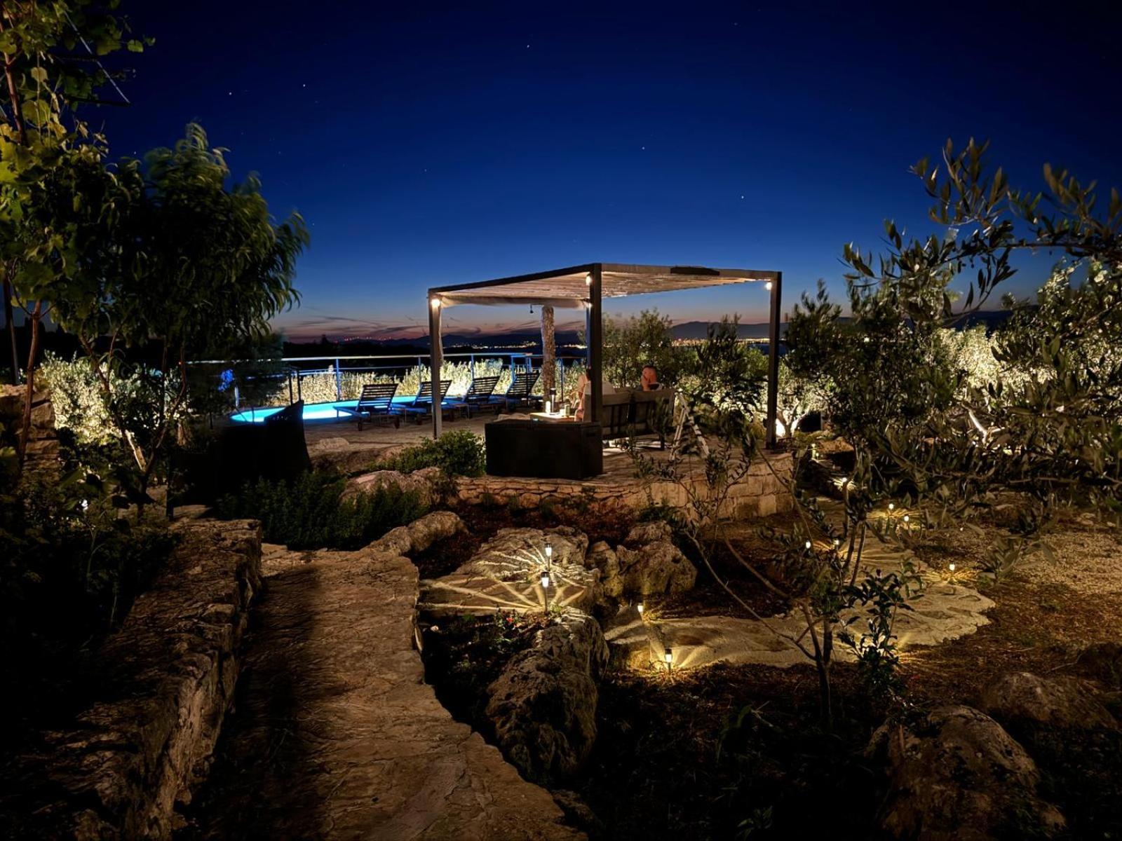 Robinson Crusoe Style House "Maslina" Villa Škrip Dış mekan fotoğraf